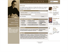 Tablet Screenshot of escrivaworks.org